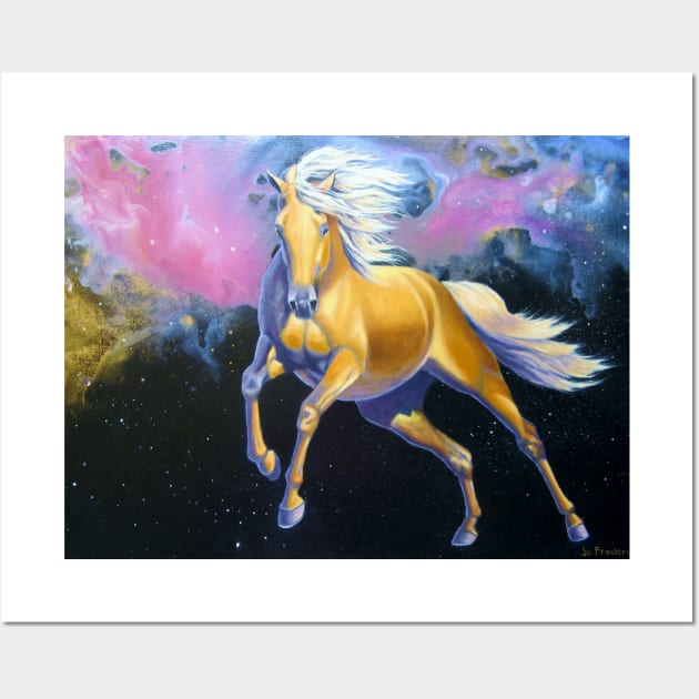 Cosmic Stallion Wall Art by JoFrederiks